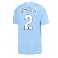 Moški Nogometni dresi Manchester City Kyle Walker #2 Domači 2023-24 Kratek Rokav